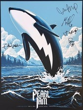 Pearl Jam Deep Sea Diver Vancouver May 4 2024 Orca Concert Poster picture