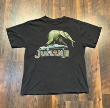 Vtg 1995 Jumanji Movie Promo Shirt Y-XL Elephant Crushing Car Robin Williams picture