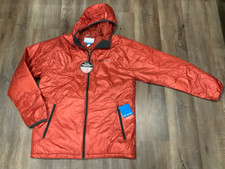 Columbia Arch Rock Double Wall Elite Insulated Hooded Jacket WARP RED Men Sz LT picture