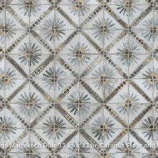 Harmonia Kings Marrakech Blue 13 in. x 13 in. Ceramic Floor and Wall Tile (12... picture
