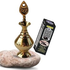 Arabian AL ATHMAD ASMAD Natural BLACK Surma Kohl Kajal Eyeliner Kuhl Powder picture