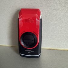 NEW Braun M60 Mobile Shave RED Travel Pocket Shaver FAST  picture