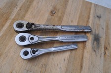 3pc Vintage CRAFTSMAN TOOL LOT Ratchets 44811 44807 44808 NON WORKING sold AS-IS picture