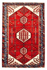 Vintage Traditional Hand-Knotted Area Rug 5'7