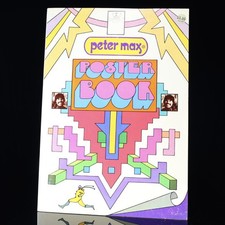 Vintage Peter Max Poster Book, 1970, 2nd Printing Before Publication, Crown Pub. picture