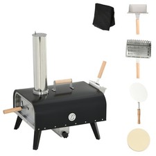 Outdoor Pizza Oven with Rotating Stone, 12