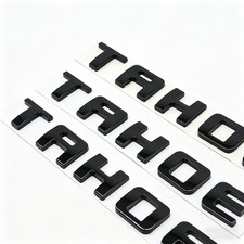 3Pc Tailgate Left Right Door Letter For Tahoe Emblem Gloss Black Nameplate 07-20 picture