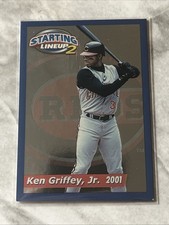 2001 Hasbro Starting Lineup 2 Foil Short Print Ken Griffey Jr Cincinnati Reds picture