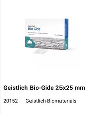Geistlich Bio-Gide Dental Collagen Membrane Sterile Resorbable Bilayer 25x25mm picture