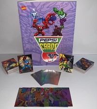 Marvel Pepsicards Binder + Full Set 113/113 Spiderman Hulk Venom Reprint 1995 picture