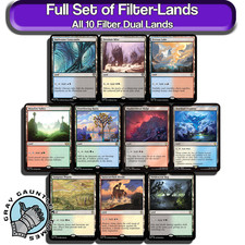 Filter Lands MTG Dual Lands Full Set All 10 Rare Untapped Magic Commander EDH NM picture