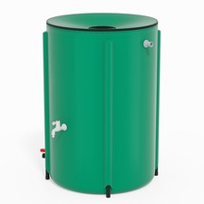100 Gallon Rain Barrel Water Collector Portable Collapsable Rainwater Collection picture