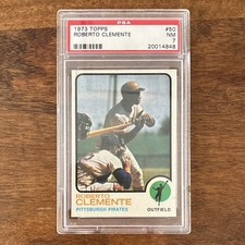 Topps 1973 Topps - Roberto Clemente #50 PSA 7 Pittsburgh Pirates picture
