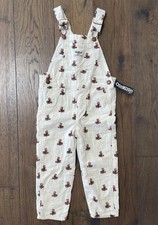 Oshkosh B’Gosh Overalls Bear Corduroy 3T , NEW WITH TAGS picture