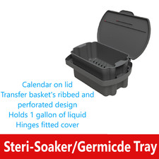Dental Germicide Tray Steri-Soaker Sani HLD Holder Sterilize Instruments Tattoo picture