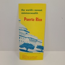 VTG 1956 Puerto Rico New Commonwealth Pamphlet-2857B53 picture