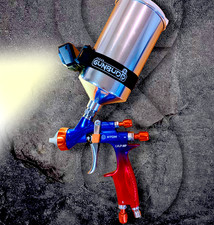 Professional ATOM X88 INFINITY Spray Gun – Dual 1.3/1.4mm Tips Auto Body Paint picture