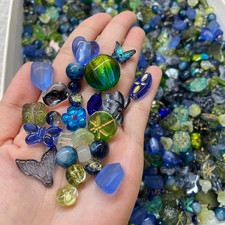 100g Handmade Glass Beads for Jewelry Making - 200 Mixed Styles Assortment picture