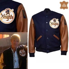 Robert Redford The Natural Roy Hobbs Bomber Jacket New York Knights Jacket picture