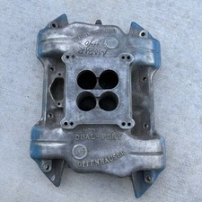 Vintage MOPAR Offenhauser 440 Intake Aluminum Manifold 360 Dual Port SEE PHOTOS  picture