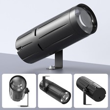 White Pin Spot Light LED Beam Stage Light Show Party Disco DJ Lighting 15W picture