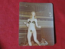 Vintage 1970s  Woman Strip Tease Pinup Art Photo                            A93f picture