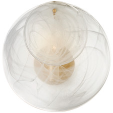 Visual Comfort Loire Small Sconce ARN 2455G-CSG Pre-Owned Excellent Condition picture