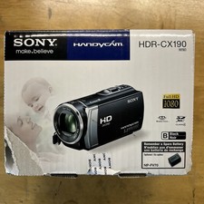 Sony HDR-CX190 HD Handycam Camcorder 30x Black with Original Box picture