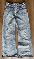 Maison Martin Margiela MM6 Jeans Wide Leg Distressed Denim Size 30 Made In Italy picture