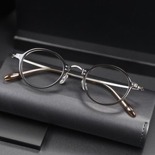 Vintage Literary TR90+Metal Retro Eyeglass frame Round Women Men Reading Glasses picture