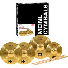 Meinl HCS Cymbal Pack with FREE Splash, Sticks, and Lessons picture
