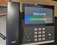 ***GREAT*** LOT OF 3 YEALINK SMART BUSINESS PHONES MP56 W HANDSETS & STANDS picture