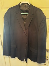Vinci Men’s Black 3 Button Blazer 58R (1641) picture