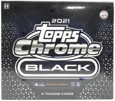 2021 TOPPS CHROME BLACK BASEBALL HOBBY BOX picture