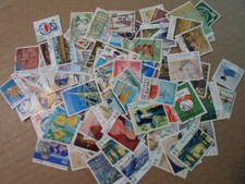 Collection lot 100 different large stamps of Japan picture