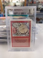 Wizards of the Coast Wheel of Fortune Revised 1994 BGS 8 MTG Rare picture