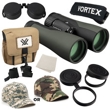 Vortex Optics Crossfire HD 12x50 Green Binocular CF-4314 with Free Hat Bundle picture