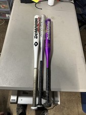 Lot of 3 DeMarini Aluminum Baseball Bats 34