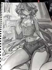 Furina Original Hand Made Drawing( A3 Size) picture