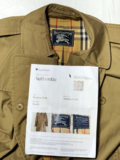 Vintage Burberrys Men's Trench Coat Made in England 52 Reg US 42 R LegitGrails picture