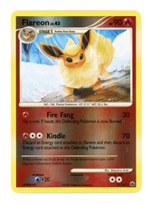 Flareon 19/100 Rare Majestic Dawn Pokemon Reverse Holo Near Mint picture