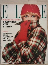 French Fashion Magazine Elle Sept.1972 Rare Channel Inside advertisement picture