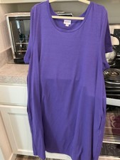 LuLaRoe A-line Swing Dress Purple. Sz 3x-preowned picture