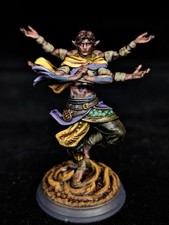 Half-Elf Monk Mystic – Astral Self Pro Painted DnD Miniature 32mm Pathfinder picture