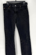 Levi's 517 Men's Black Bootcut Jeans Sz 30/30 picture