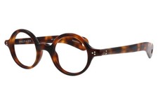 Petites Lunettes de vue rondes marron Vintage Rétro Hally & Son HS909 Lesca picture