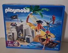 Playmobil 4139 Pirates Pirate Treasure Island Castaway Compact Set NEW SEALED picture