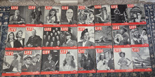 VINTAGE LIFE MAGAZINE LOT OF 24 ISSUES JAN TO JUN 1943 VG WWII WAR ADS  picture