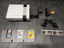 Original Nintendo Entertainment System NES with Mario 1-3 Mint Condition Console picture