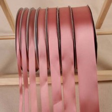 91m Dusty Pink Satin Polyester Ribbons Christmas Wedding Favor Box Gift Wrapping picture